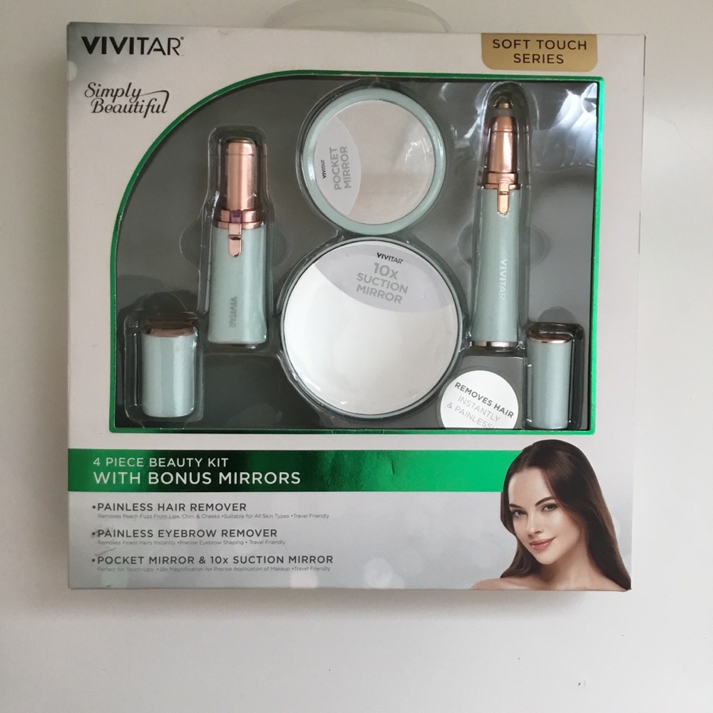 Vivitar Soft Touch Series 4-Piece Women's Skincare Kit - Mint